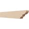 Ekena Millwork 4in. W x 6in. H x 32in. L Ridgewood Woodgrain TimberThane Rafter Tail, Primed Tan RFTUR04X06X32RIDRCPR - alternate 1